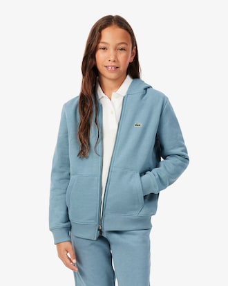 Sweatshirt mixte zipp&eacute; en molleton gratt&eacute;