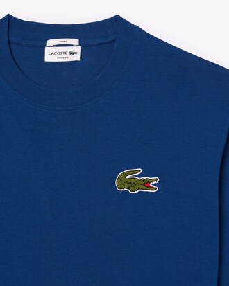 T-shirt loose fit coton épais avec badge