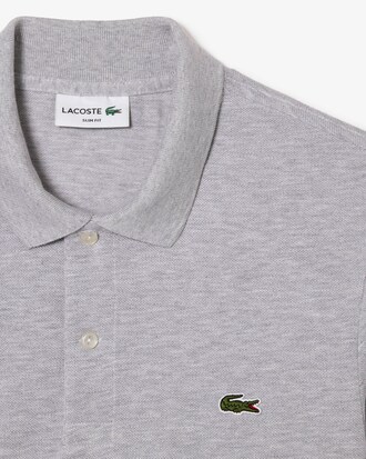 Polo L.12.12 slim fit manches longues