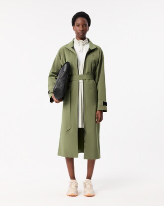 Parka longue à capuche oversize imperméable