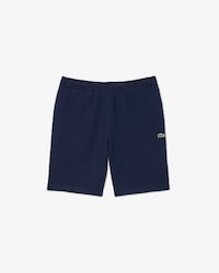 Short regular fit molleton bandes sigl&eacute;es