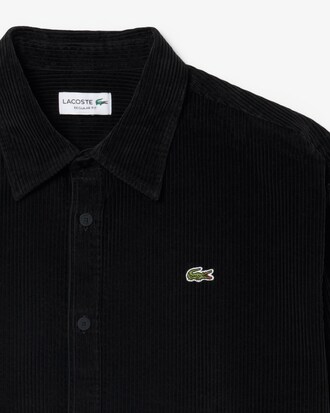 Chemise velours c&ocirc;tel&eacute; regular fit