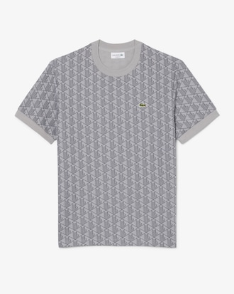 T-shirt jacquard monogramme