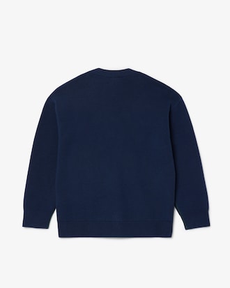 Cardigan col V coton et laine