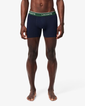 Lot de 3 boxers longs coton stretch