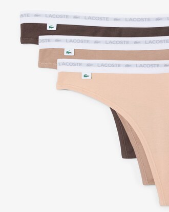 Lot de 3 strings coton stretch