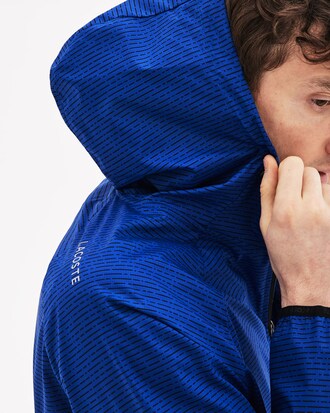 Veste chin&eacute;e &agrave; capuche Lacoste SPORT x Novak Djokovic ultra-dry