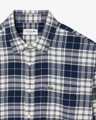 Chemise flanelle &agrave; carreaux regular fit