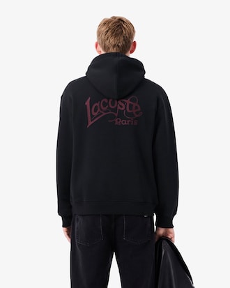 Sweatshirt &agrave; capuche marquages brod&eacute;s