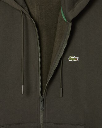 Sweatshirt à capuche zippé molleton