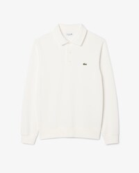 Sweatshirt col polo coton c&ocirc;tel&eacute;