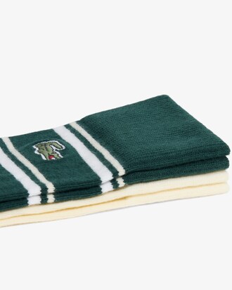 Lot de 2 paires de chaussettes &agrave; rayures