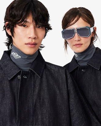 Polo denim oversize D&eacute;fil&eacute;