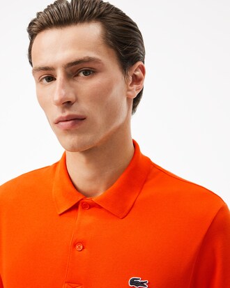 Polo regular fit en coton mélangé