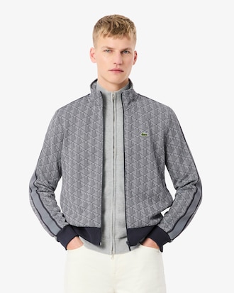 Veste de surv&ecirc;tement zipp&eacute;e Paris jacquard