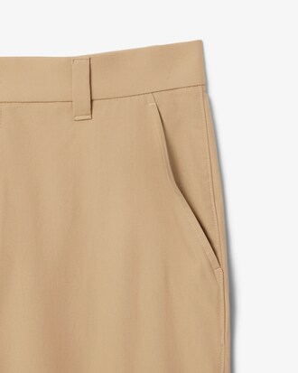 Pantalon cargo en coton léger regular fit