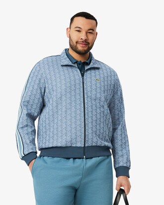 Veste de survêtement zippée Paris jacquard