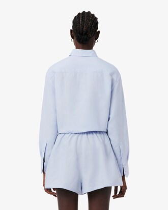 Chemise oversize lin m&eacute;lang&eacute;