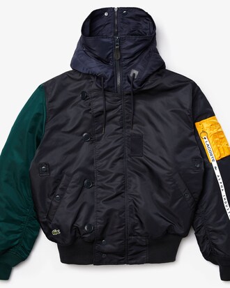 Blouson aviateur unisexe color-block Lacoste x Alpha Industries