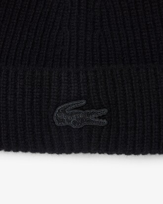 Bonnet laine m&eacute;rinos crocodile m&eacute;tallis&eacute;
