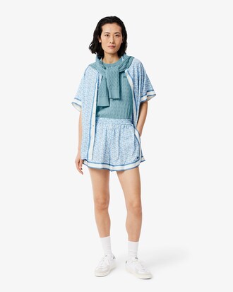 Pull en maille torsadée effet délavé