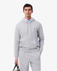 Sweatshirt zipp&eacute; classic fit molleton