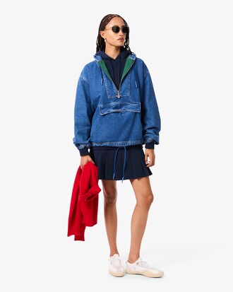Sweatshirt à capuche oversize molleton