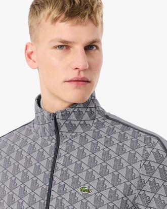 Veste de surv&ecirc;tement zipp&eacute;e Paris jacquard