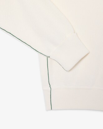 Pull relaxed fit col rond coton