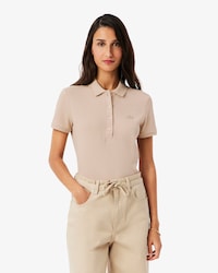 Polo L.12.D slim fit en mini piqu&eacute; stretch