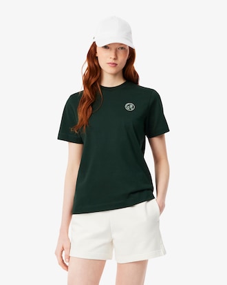 T-shirt coton badge regular fit