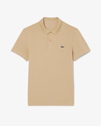 Polo regular fit en coton m&eacute;lang&eacute;
