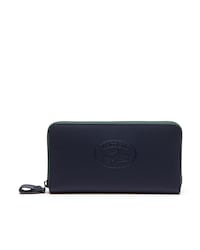 Women's Classic Petit Piqué Coated Canvas 8 Card Zip Wallet