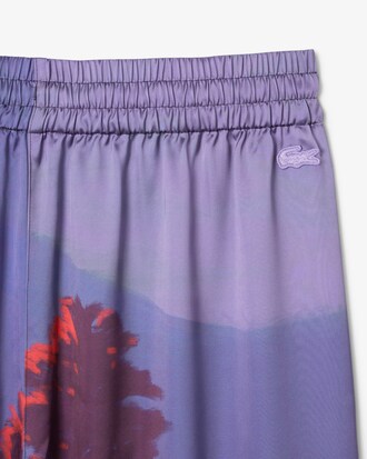 Pantalon oversize imprimé paysage