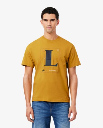T-shirt jersey coton imprim&eacute; graphique