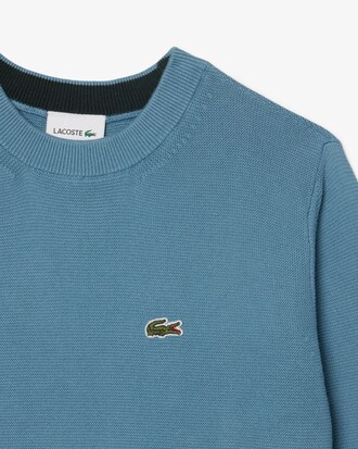 Pull col rond coton