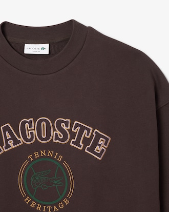 Sweatshirt molleton broderies héritage
