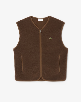 Veste sans manches sherpa