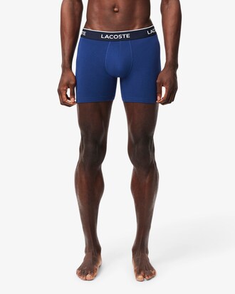 Lot de 3 boxers longs coton stretch