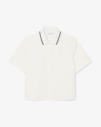 Chemise effet Petit Piqu&eacute; oversize