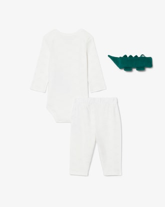 Ensemble layette nouveau-n&eacute; coton imprim&eacute;