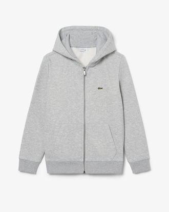 Sweatshirt mixte zipp&eacute; en molleton gratt&eacute;
