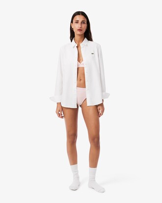 String coton côtelé crocodile brodé