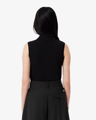 Polo L.12.D slim fit sans manche stretch