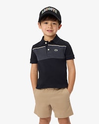 Polo Petit Piqu&eacute; color-block