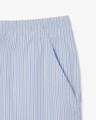 Short relaxed fit rayé