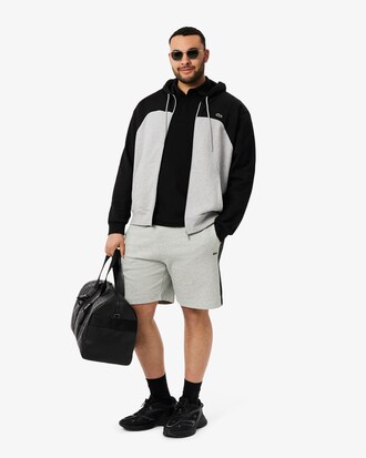 Sweatshirt &agrave; capuche zipp&eacute; color-block