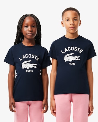 T-shirt coton imprimé signature