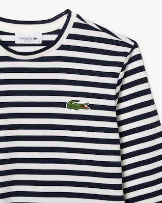 T-shirt manches longues coton rayé