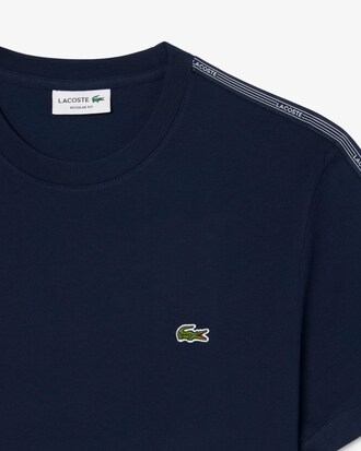 T-shirt coton &eacute;pais bande sigl&eacute;e